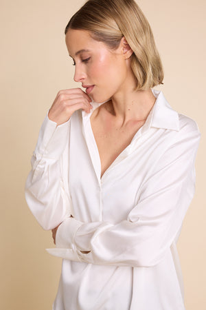 Line Of Oslo Vivian Blouse Blouse Creme 091