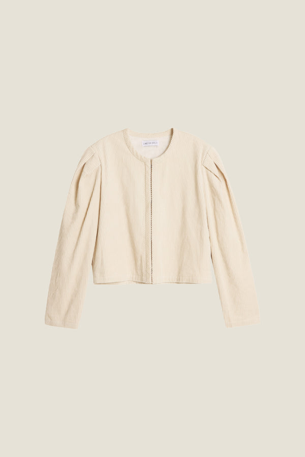 Line Of Oslo Wanda Cord Jacket Blazer Sand 069