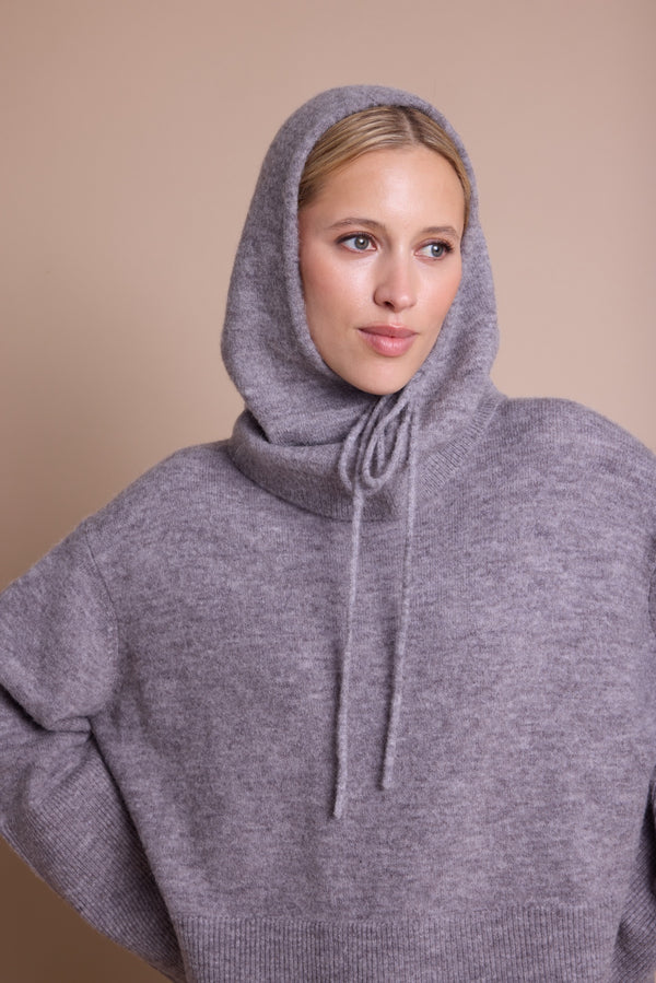 Line Of Oslo Warm Strikket Balaclava  Brown 063