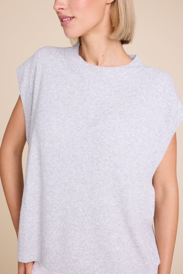 Line Of Oslo Wolf Vest Top Grey 005