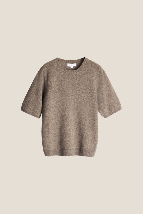 Line Of Oslo Yak Strikket Topp  Brown 063