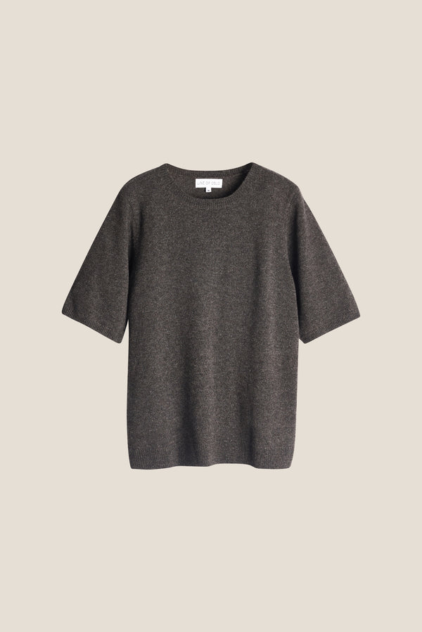 Line Of Oslo Yak Strikket Topp  Antracite 004